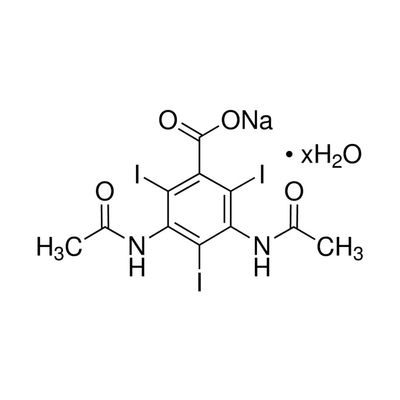 737-31-5 Sodium Amidotrizoate C11H8I3N2 NaO4 2H2O Sodium 3,5-diacetamido-2,4,6-triiodobenzoate For Angiocardiography