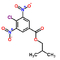 Isobutyl 3 5 Dinitro 4 Chlorobenzoate CAS 58263 53 9, Assay 98.5%
