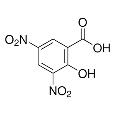 CAS# 609-99-4, 3,5-Dinitrosalicylic acid, 2-Hydroxy-3,5-dinitrobenzoic acid; 3,5-Dinitrosalicylate